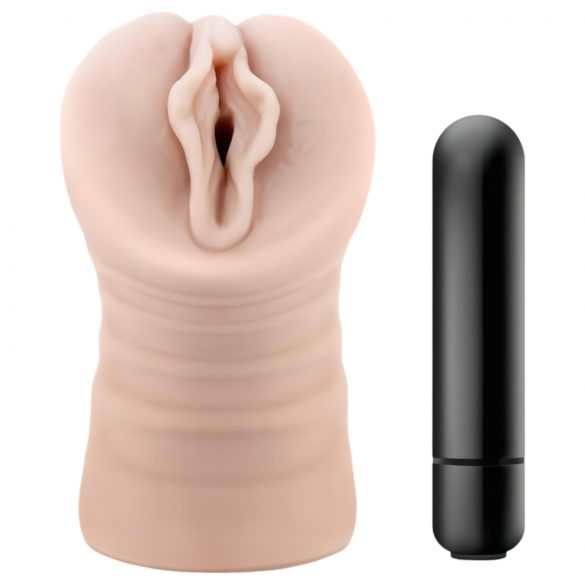 M for Men Ashley - vagina vibrante realistico (naturale)