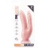 Dr. Skin 8 - Doppio Dildo con Base a Ventosa (Naturale)