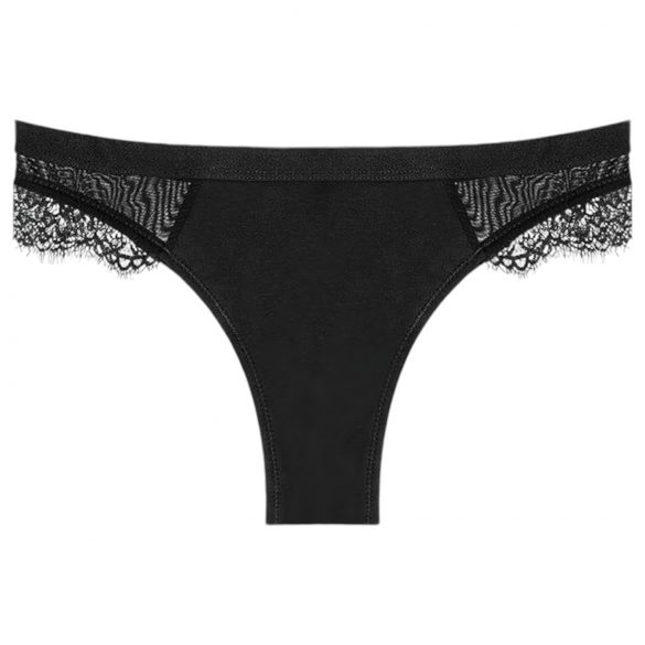 Adalet Flora Normal - Slip mestruale nero elegante