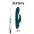 Playboy Rabbit - vibratore clitorideo ricaricabile e impermeabile (turchese)