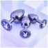 Playboy - Set plug anale 3 pezzi (argento)