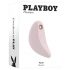 Playboy Palm - vibratore clitorideo 2in1 impermeabile ricaricabile (rosa)