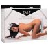 TAILZ - plug anale e cerchietto con coda di volpe (nero-bianco)