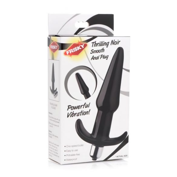 Frisky Smooth - vibratore anale (nero)