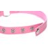 Master Series Kinky Kitty - Collare con anello e testa di gatto (rosa)