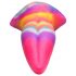 Lingua Luminosa in Silicone - Dildo Arcobaleno 21cm