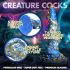 Creature Cocks Kraken - Tentacolo a spirale 21cm (oro-blu)