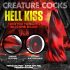 Creature Cocks Hell Kiss - Dildo in silicone ritorto 19cm (rosso)