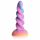 Dildo unicorno luminoso Moon Rider - viola e rosa