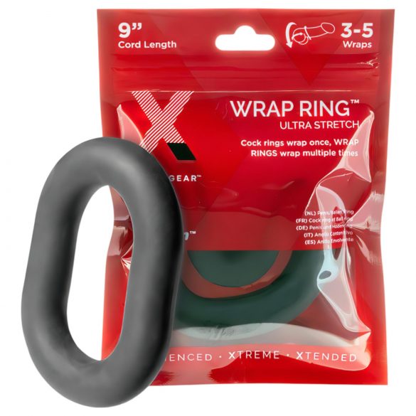 Perfect Fit Ultra Wrap 9 - anello fallico spesso nero (22 cm)