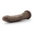 Dr. Skin 8,5 - Dildo realistico con base a ventosa - marrone (20,5 cm)