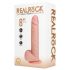 REALROCK - Vibratore Spinta Ventosa Naturale (20,5cm)