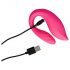 Loveline - Vibratore coppia ricaricabile con telecomando (rosa)