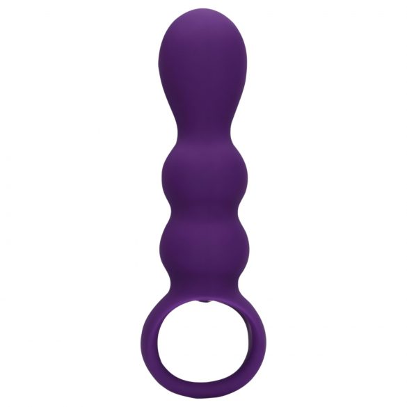 Loveline - vibratore anale ricaricabile con sfere (viola)