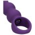 Loveline - vibratore anale ricaricabile con sfere (viola)