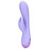 Loveline - Vibratore coniglio ricaricabile con stimolatore clitoride (viola)