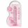 REALROCK - Dildo realistico trasparente rosa (17 cm)