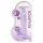 REALROCK - dildo realistico trasparente viola (19 cm)