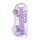 REALROCK - Dildo realistico trasparente viola (22cm)