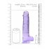 REALROCK - Dildo realistico trasparente viola (22cm)