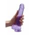 REALROCK - Dildo realistico trasparente viola (22cm)