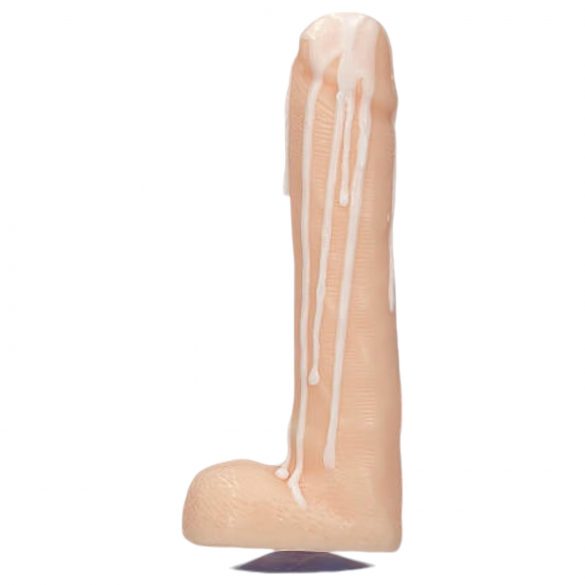 Dicky Cum - sapone a forma di pene con testicoli - naturale (250g)