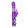 Easytoys Rabbit - Vibratore viola con perle rotanti e stimolatore clitorideo