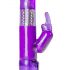 Easytoys Rabbit - Vibratore viola con perle rotanti e stimolatore clitorideo