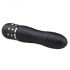 Easytoys Diamond Ribbed - Vibratore a coste (nero)