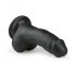 Easytoys - Dildo con ventosa e testicoli (15cm) - nero