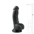 Easytoys - Dildo con ventosa e testicoli (15cm) - nero