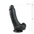 Easytoys - Dildo con ventosa e testicoli (20 cm) - nero