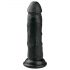 Easytoys - Dildo realistico con ventosa (15,5 cm) - nero