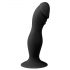 Easytoys - Dildo nero con ventosa e testa scolpita