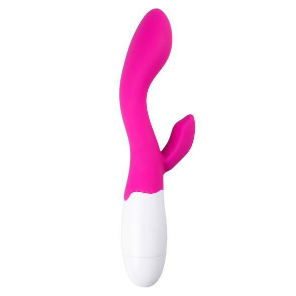 Easytoys Lily - Vibratore con stimolatore clitorideo (rosa)