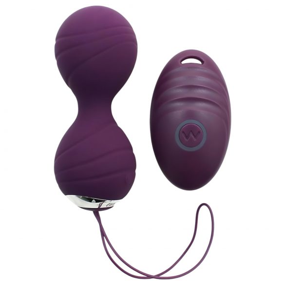 Rimba Cannes - Uovo vibrante wireless ricaricabile (viola)