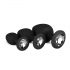 Easytoys Diamond - set di plug anali (nero)