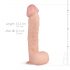 Real Fantasy Lexon - Dildo realistico con testicoli 33cm (naturale)