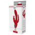 Red Revolution Hera - vibratore rosso 3 in 1, impermeabile e ricaricabile.