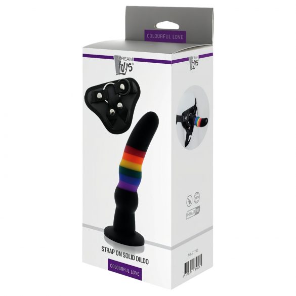 Colorful Love - Dildo strap-on multicolore