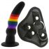 Colorful Love - Dildo strap-on multicolore