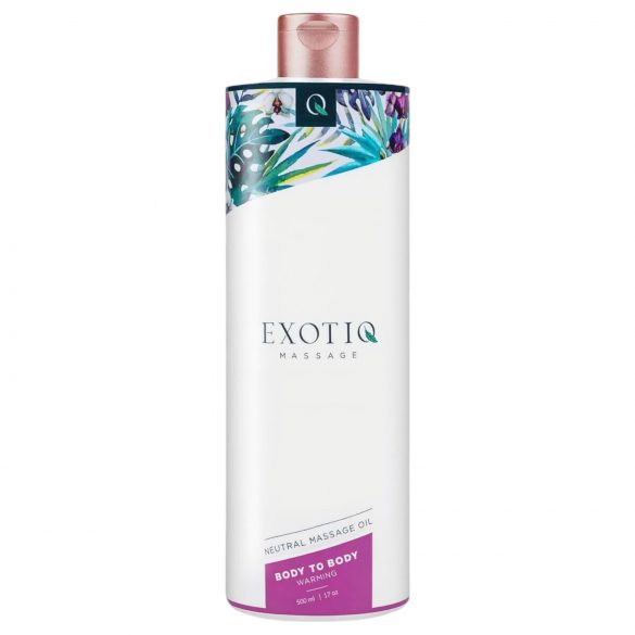 Exotiq Body To Body - Olio da massaggio riscaldante (500ml)