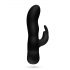 Easytoys Mad Rabbit - Vibratore nero con stimolatore G-spot e clitorideo