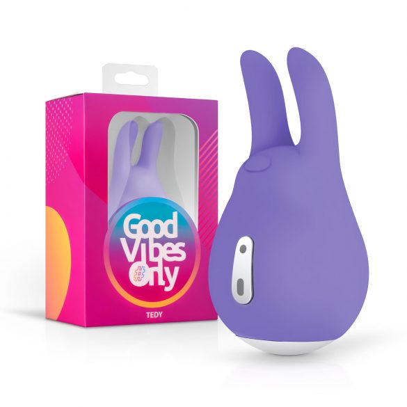 Good Vibes Tedy - vibratore coniglietto ricaricabile (viola)