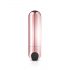 Rosy Gold Bullet - mini vibratore ricaricabile in oro rosa