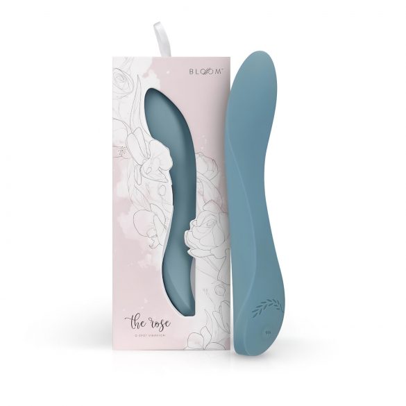 Bloom Rose - vibratore G-spot in silicone ricaricabile (turchese)