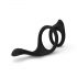 Easytoys Pleasure Ring - anello elastico per pene e testicoli (nero)