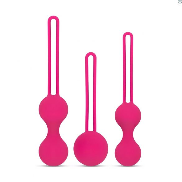 Easytoys LoveBalls - Set di palline geisha - 3 pezzi (rosa)