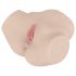 FWB - Evelyn Harris torso realistico vibrante per piaceri intensi (naturale)