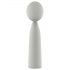 Nude Luna - Mini wand vibratore ricaricabile (grigio)